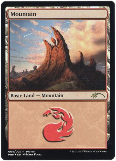 【ENG】【Foil】《山/Mountain》(Illus.Mark Poole)[流星マーク]