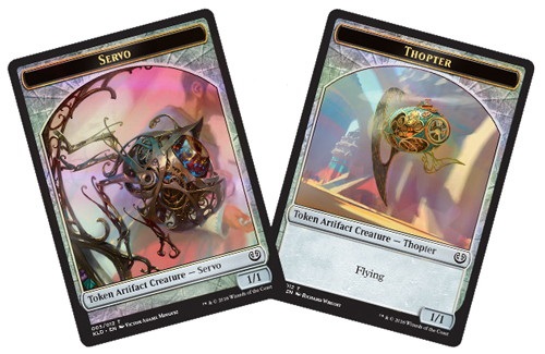 【ENG】【Foil】《飛行機械+霊気装置トークン/Thopter+Servo Token》 [その他プロモ]