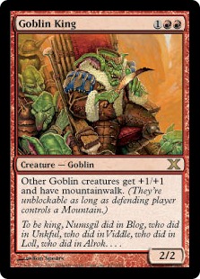【ENG】【Foil】《ゴブリンの王/Goblin King》[10E]