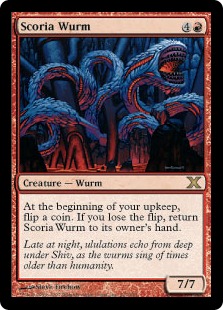 【ENG】【Foil】《岩滓のワーム/Scoria Wurm》[10E]