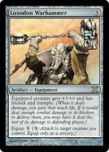 【ENG】【Foil】《ロクソドンの戦槌/Loxodon Warhammer》[10E]