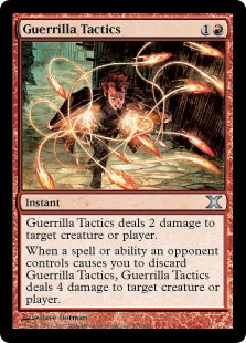 【ENG】【Foil】《ゲリラ戦術/Guerrilla Tactics》[10E]