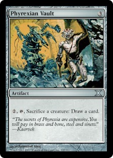 【ENG】《ファイレクシアの蔵/Phyrexian Vault》[10E]