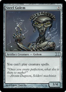【ENG】《鋼のゴーレム/Steel Golem》[10E]