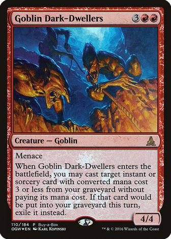 【ENG】【Foil】《ゴブリンの闇住まい/Goblin Dark-Dwellers》[BOXプロモ]