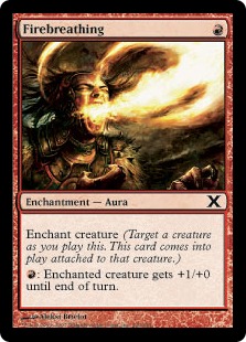【ENG】【Foil】《炎のブレス/Firebreathing》[10E]