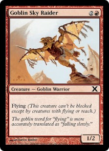 【ENG】【Foil】《ゴブリンの空襲部隊/Goblin Sky Raider》[10E]