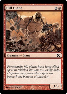 【ENG】【Foil】《丘巨人/Hill Giant》[10E]