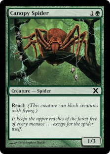 【ENG】【Foil】《梢の蜘蛛/Canopy Spider》[10E]