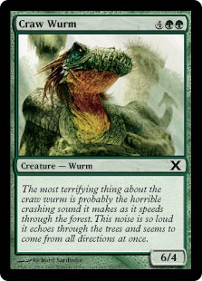 【ENG】【Foil】《大喰らいのワーム/Craw Wurm》[10E]