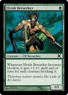 【ENG】【Foil】《エルフの狂戦士/Elvish Berserker》[10E]