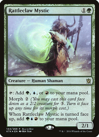 【ENG】【Foil】《爪鳴らしの神秘家/Rattleclaw Mystic》[BOXプロモ]