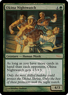 【ENG】【Foil】《翁神社の夜警/Okina Nightwatch》[アリーナ]