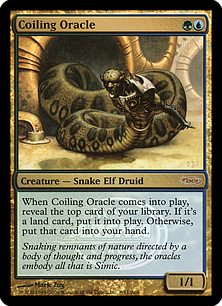 【ENG】【Foil】《とぐろ巻きの巫女/Coiling Oracle》[アリーナ]