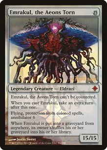 【ENG】【Foil】■プレリリース■《引き裂かれし永劫、エムラクール/Emrakul, the Aeons Torn》[ROE]