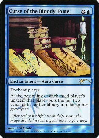 【ENG】【Foil】《血まみれの書の呪い/Curse of the Bloody Tome》[ゲートウェイ]