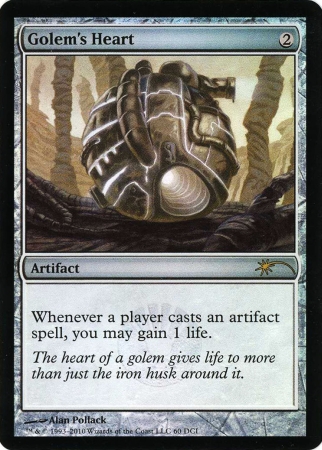 【ENG】【Foil】《ゴーレムの心臓/Golem's Heart》[ゲートウェイ]