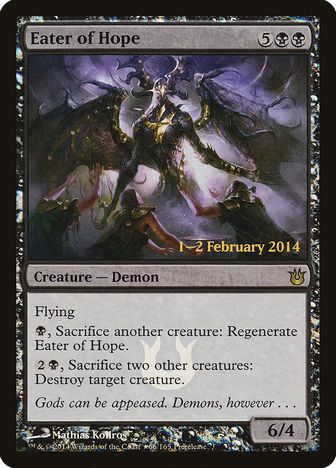 【ENG】【Foil】■プレリリース■《希望喰らい/Eater of Hope》[BNG]