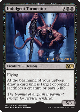 【ENG】【Foil】■プレリリース■《寛大な拷問者/Indulgent Tormentor》[M15]