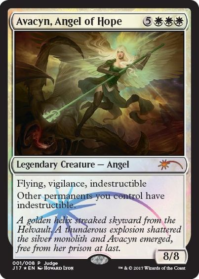 【ENG】【Foil】《希望の天使アヴァシン/Avacyn, Angel of Hope》[ジャッジ褒賞]
