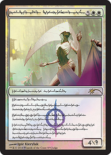 【ENG】【Foil】■ファイレクシア語■《大修道士、エリシュ・ノーン/Elesh Norn, Grand Cenobite》[ジャッジ褒賞]