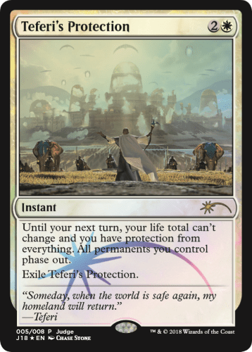 【ENG】【Foil】《テフェリーの防御/Teferi's Protection》[ジャッジ褒賞]