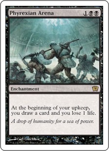 【ENG】《ファイレクシアの闘技場/Phyrexian Arena》[9ED]