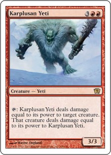 【ENG】《カープルーザンのイエティ/Karplusan Yeti》[9ED]