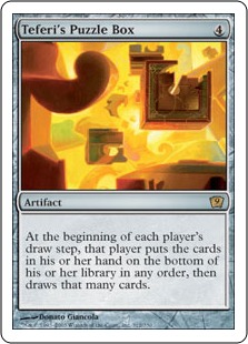 【ENG】《テフェリーの細工箱/Teferi's Puzzle Box》[9ED]
