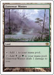 【ENG】《ラノワールの荒原/Llanowar Wastes》[9ED]