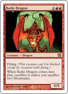 【ENG】【Foil】《ラースのドラゴン/Rathi Dragon》[9ED]