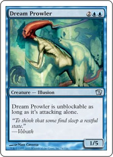 【ENG】【Foil】《夢でうろつくもの/Dream Prowler》[9ED]