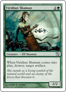 【ENG】《ヴィリジアンのシャーマン/Viridian Shaman》[9ED]