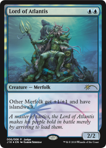 【ENG】【Foil】《アトランティスの王/Lord of Atlantis》[ジャッジ褒賞]