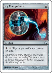 【ENG】【Foil】《氷の干渉器/Icy Manipulator》[9ED]