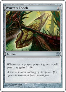 【ENG】【Foil】《ワームの歯/Wurm's Tooth》[9ED]