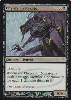 【ENG】【Foil】《ファイレクシアの抹殺者/Phyrexian Negator》[ジャッジ褒賞]