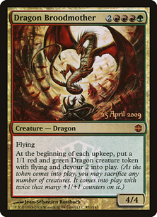 【ENG】【Foil】■プレリリース■《ドラゴンの大母/Dragon Broodmother》[ARB]
