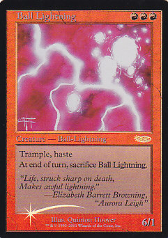 【ENG】【Foil】《ボール・ライトニング/Ball Lightning》[ジャッジ褒賞]