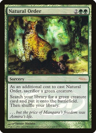 【ENG】【Foil】《自然の秩序/Natural Order》[ジャッジ褒賞]