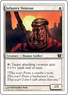 【ENG】【Foil】《歴戦の歩兵/Infantry Veteran》[9ED]