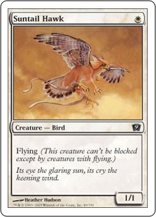 【ENG】【Foil】《陽光尾の鷹/Suntail Hawk》[9ED]