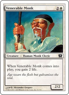 【ENG】【Foil】《ありがたい老修道士/Venerable Monk》[9ED]