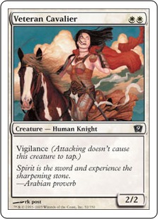 【ENG】【Foil】《歴戦の騎兵/Veteran Cavalier》[9ED]