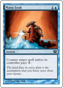 【ENG】【Foil】《マナ漏出/Mana Leak》[9ED]