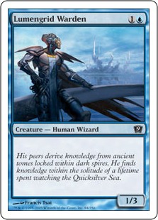 【ENG】【Foil】《ルーメングリッドの管理人/Lumengrid Warden》[9ED]