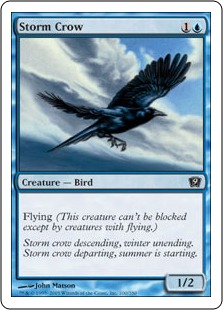 【ENG】【Foil】《嵐雲のカラス/Storm Crow》[9ED]
