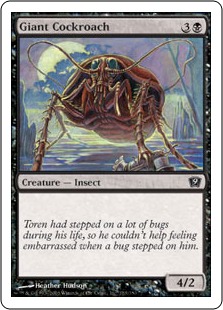 【ENG】【Foil】《巨大ゴキブリ/Giant Cockroach》[9ED]