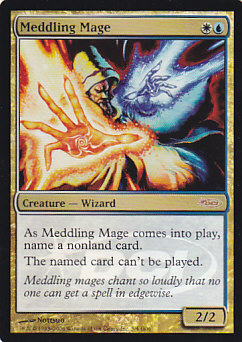 【ENG】【Foil】《翻弄する魔道士/Meddling Mage》[ジャッジ褒賞]