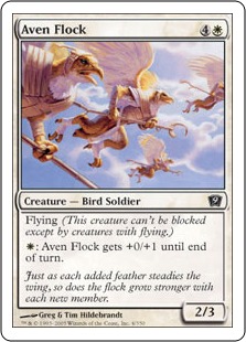 【ENG】【Foil】《エイヴンの群れ/Aven Flock》[9ED]